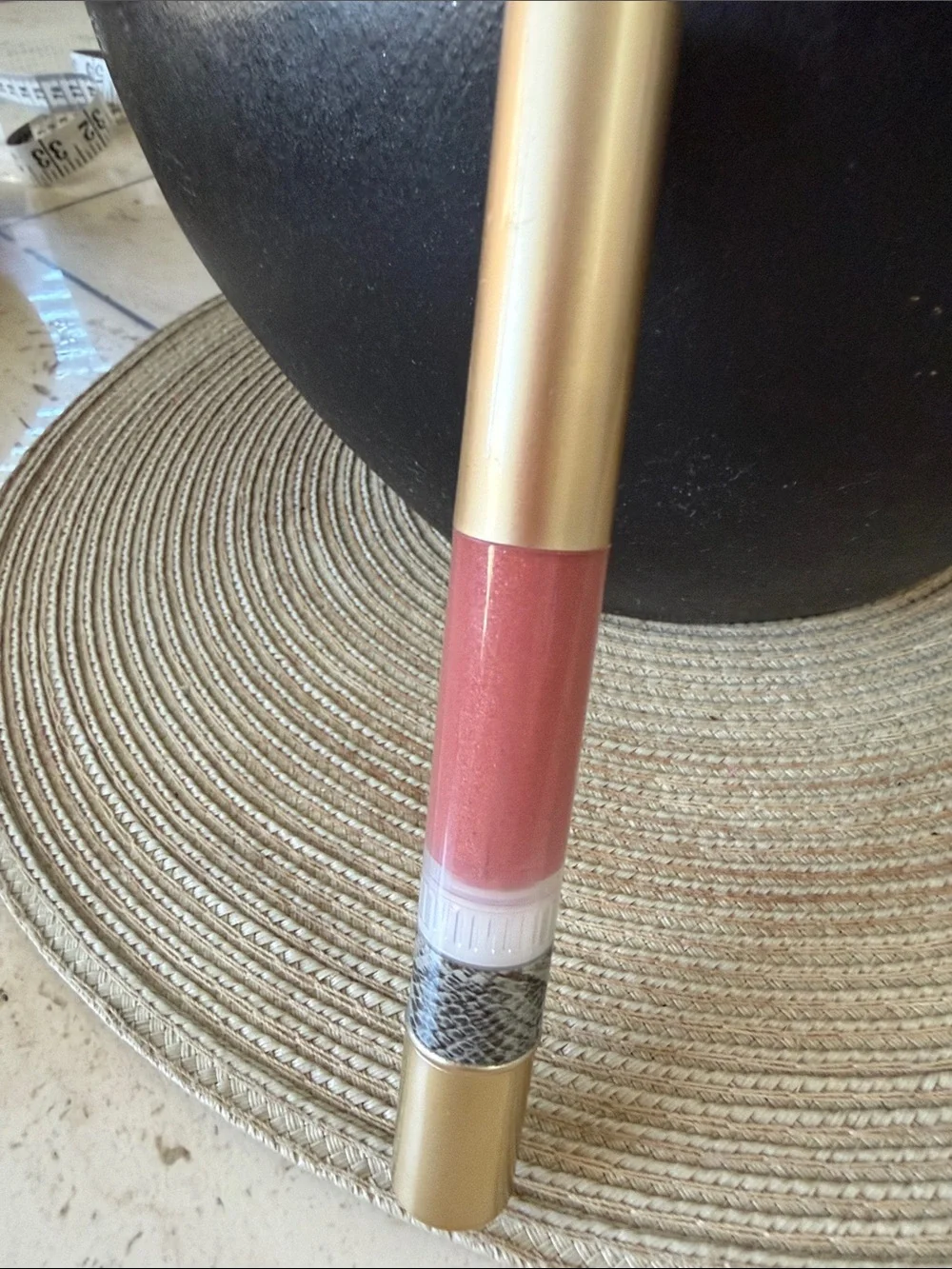Mally Beauty Raspberry Rose Pink Shimmer Lip Gloss